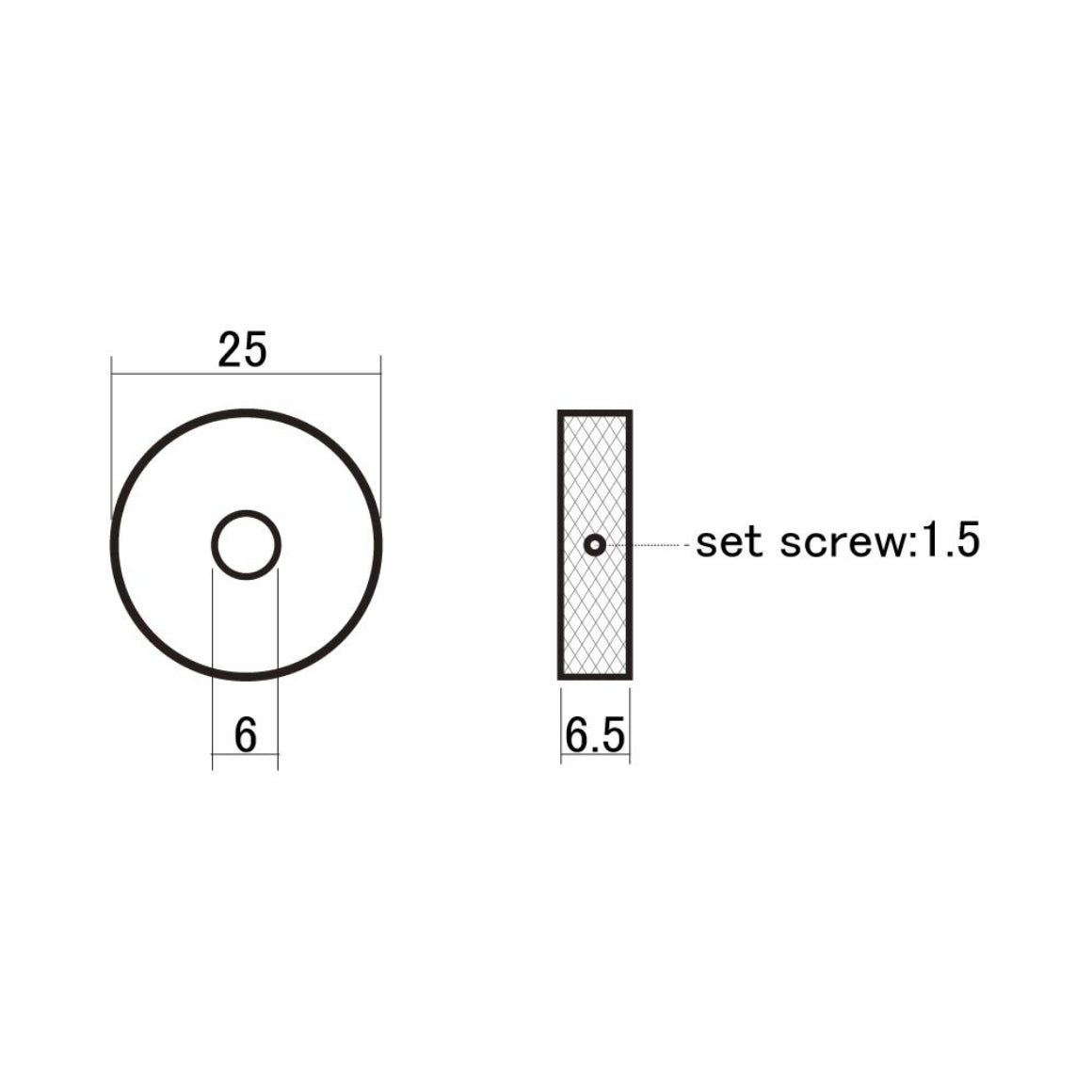 Roller Knob for Fender Jazzmaster or Jaguar