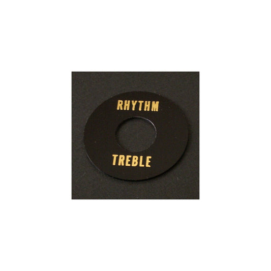 56 Les Paul Custom Rhythm/Treble Ring Black Plain