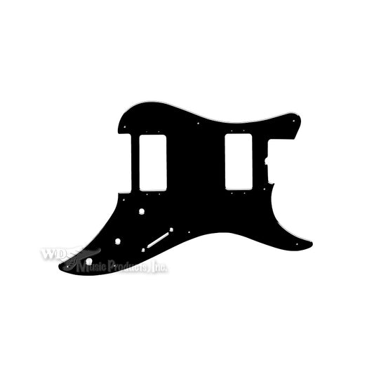 Bullet 2 Humbuckers - Solid Shiny Black .090" / 2.29mm thick, with bevelled edge