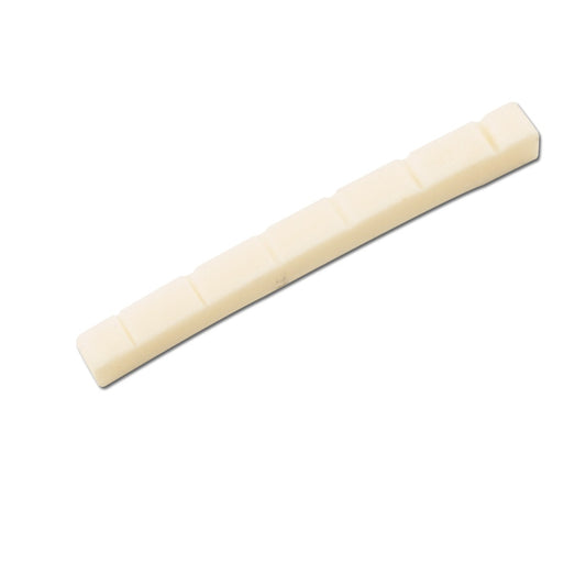 Pre-slotted bone nut for Strat or Tele Neck Curved Bottom 9.5 Radius