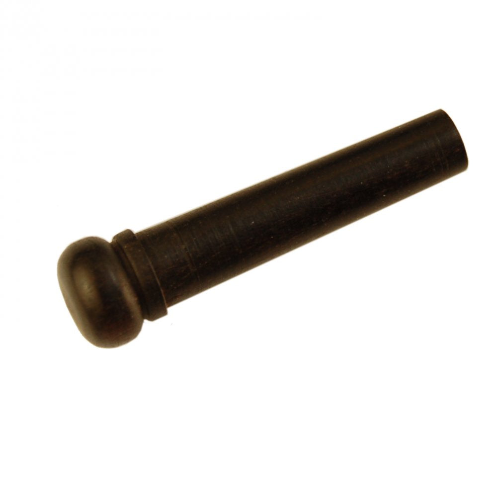 Ebony Bridge Pins, Slotted - Bag of 6