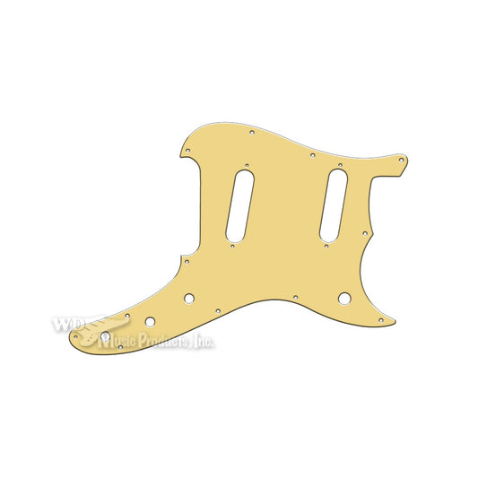 Duosonic Replacement Pickguard for Reissue Model - Cream Thin
