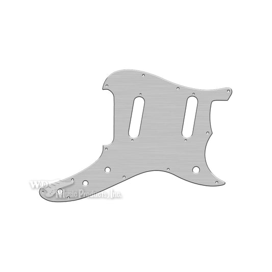 Duosonic Replacement Pickguard for Reissue Model - Brushed Silver (Simulated)