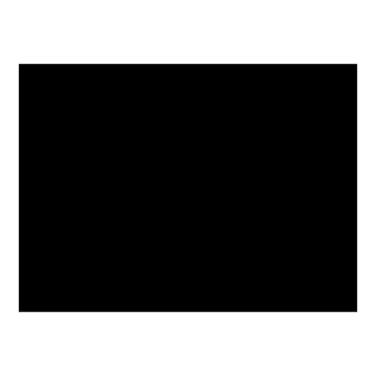 Black Thin Shiny Black .060" / 1.5mm Thickness Blank Sheet 435mm x 290mm