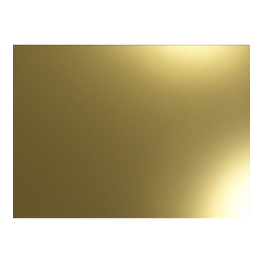 Blank Mirror Gold Acrylic Plastic Sheet 43cm x 29cm