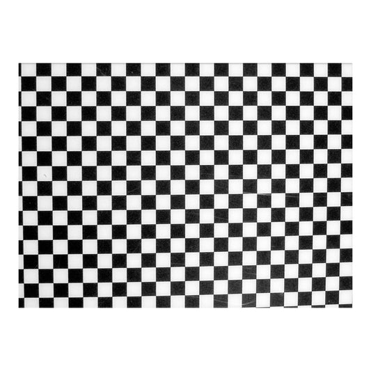 BLANK B/W CHECKERBOARD 9" X 15 1/2