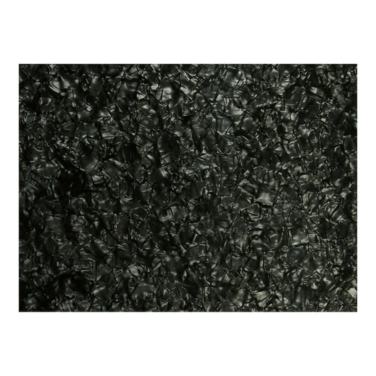 Blank Sheet Black Pearloid Pickguard Material 3 ply - 435mm x 290mm