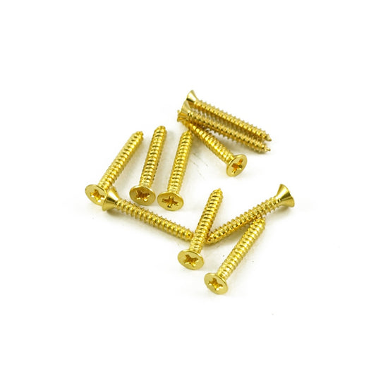Humbucker Mounting Ring Screw Long Gold (Bag of 10)