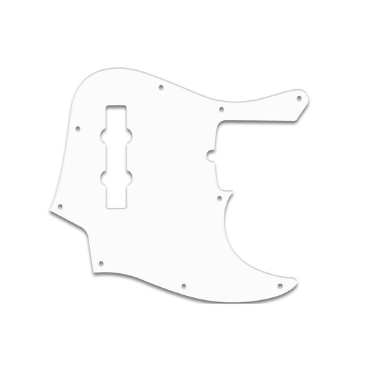Jazz Bass American Deluxe 4 String (21 fret) - Solid Shiny White .090" / 2.29mm thick, with bevelled edge