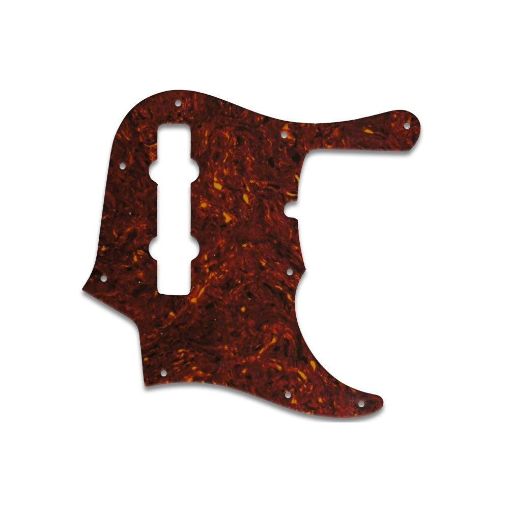 Jazz Bass American Deluxe 5 String (22 fret) - Brown Tortoiseshell (4 ply Celluloid Shell/Vintage Green/Black/Vintage Green)