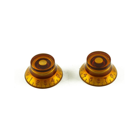 Bell Knob (Set of 2) Amber, USA fit and CTS pots