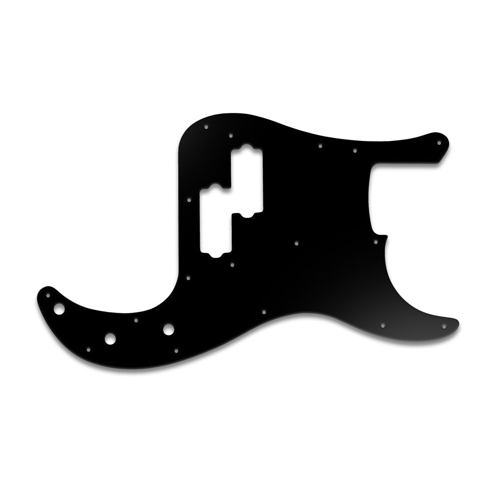Precision Bass Vintage - Matte Black .090" / 2.29mm thick, with bevelled edge.