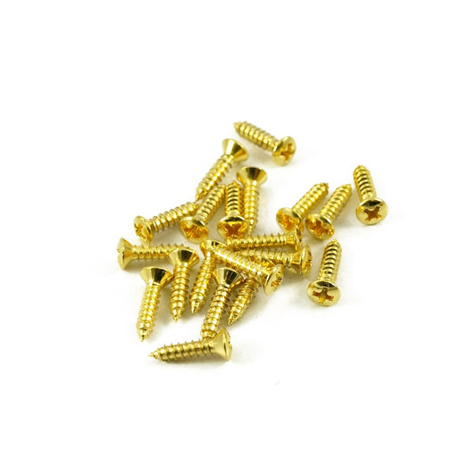 #4 Pickguard Screws for Fender Pickguards Gold (Bag Of 20 )