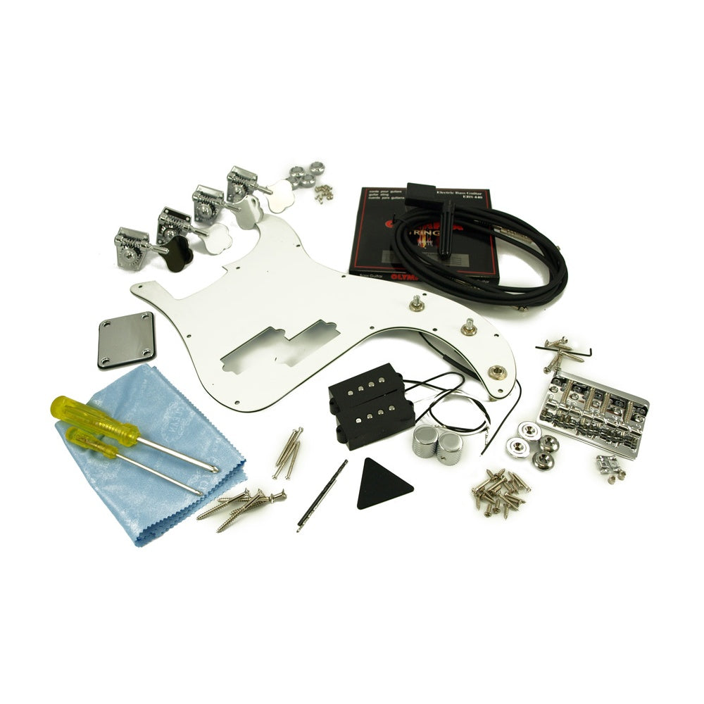 Replacement P Bass Parts Kit Chrome