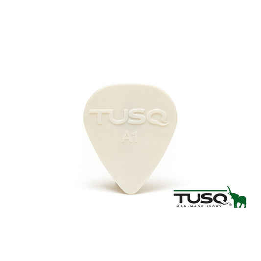 Tusq Pick 0.68mm White - 6 Pack