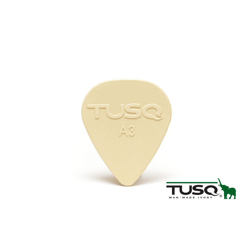 Tusq Pick 0.88mm Vintage White - 6 Pack