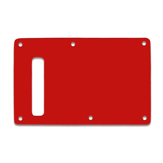 Strat Backplate - Solid Red