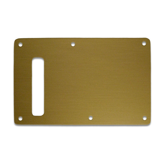 Strat Backplate - Brushed Gold