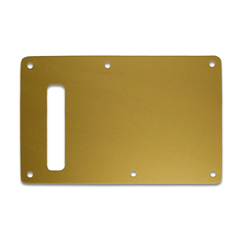 Strat Backplate - Gold/Clear/Gold