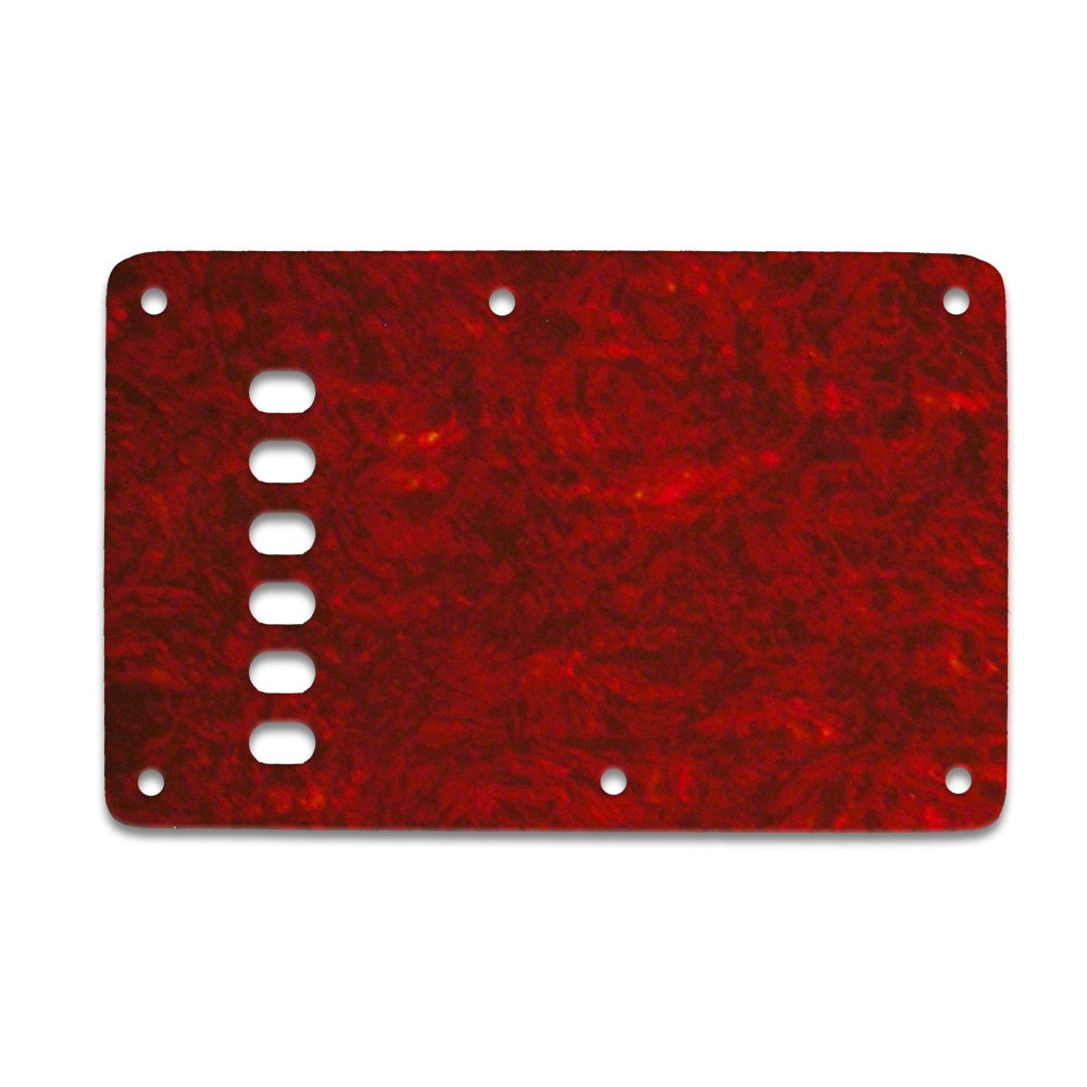 Strat Backplate Vintage - Tortoise Shell Red