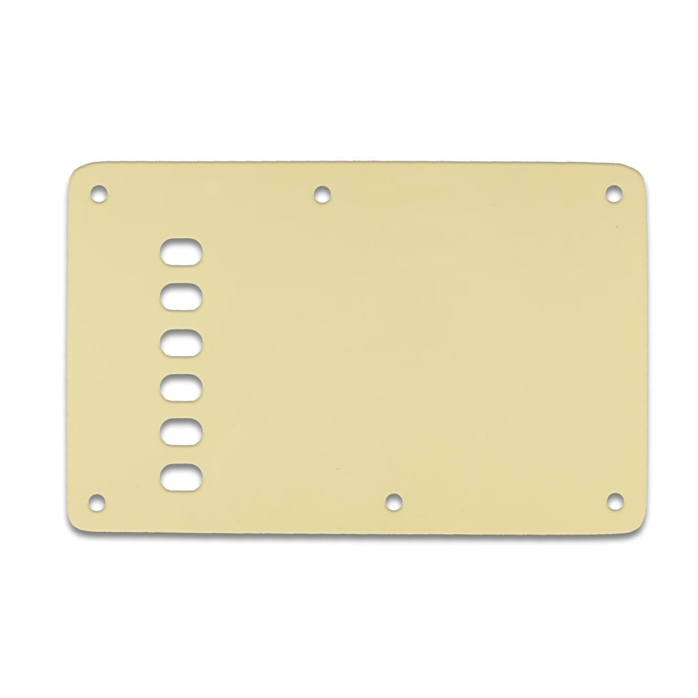 Strat Backplate Vintage - Cream Thin