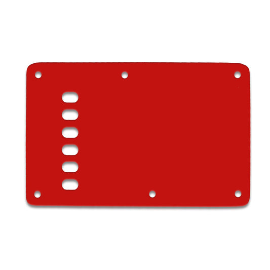 Strat Backplate Vintage - Solid Red
