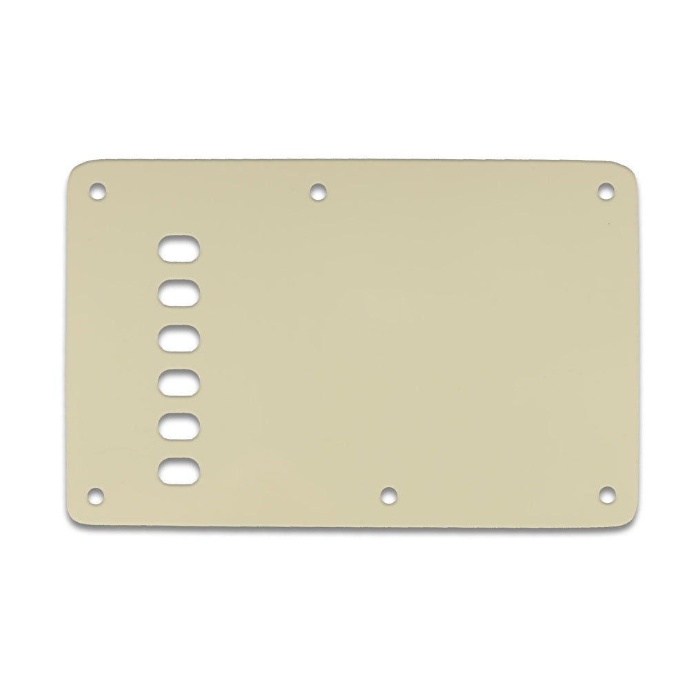 Strat Backplate Vintage - Parchment Thin .060