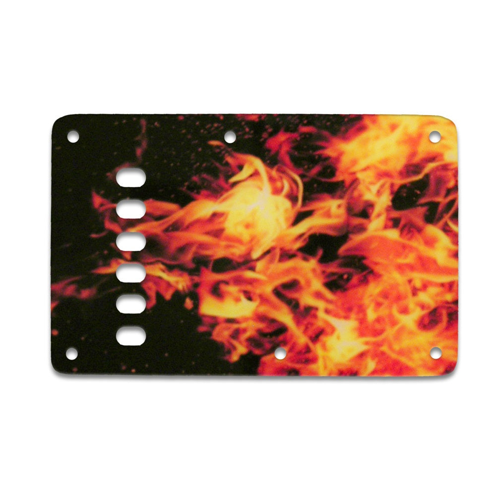 Strat Backplate Vintage - Wild Fire
