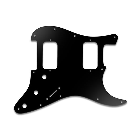 Strat Big Apple/U.S. Dbl. Fat - Matte Black .090" / 2.29mm thick, with bevelled edge.