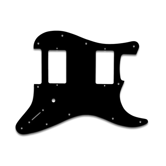 Jim Root Strat - Thin Shiny Black .060" / 1.52mm Thickness, No Bevelled Edge