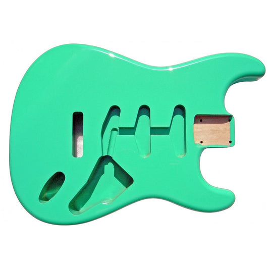 Strat Body Tropical Green