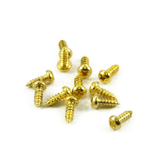 Truss Rod Cover Screws Gold (Set of 3)