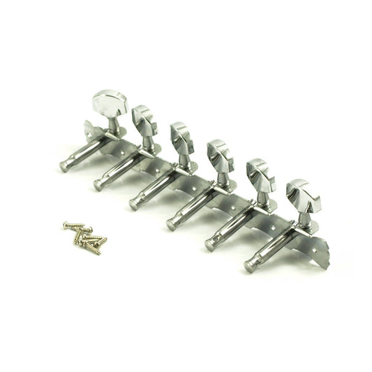 Steel String Tuners 6 On Plate All Chrome