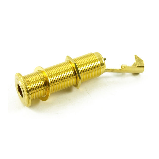 Panel Jack Socket Gold