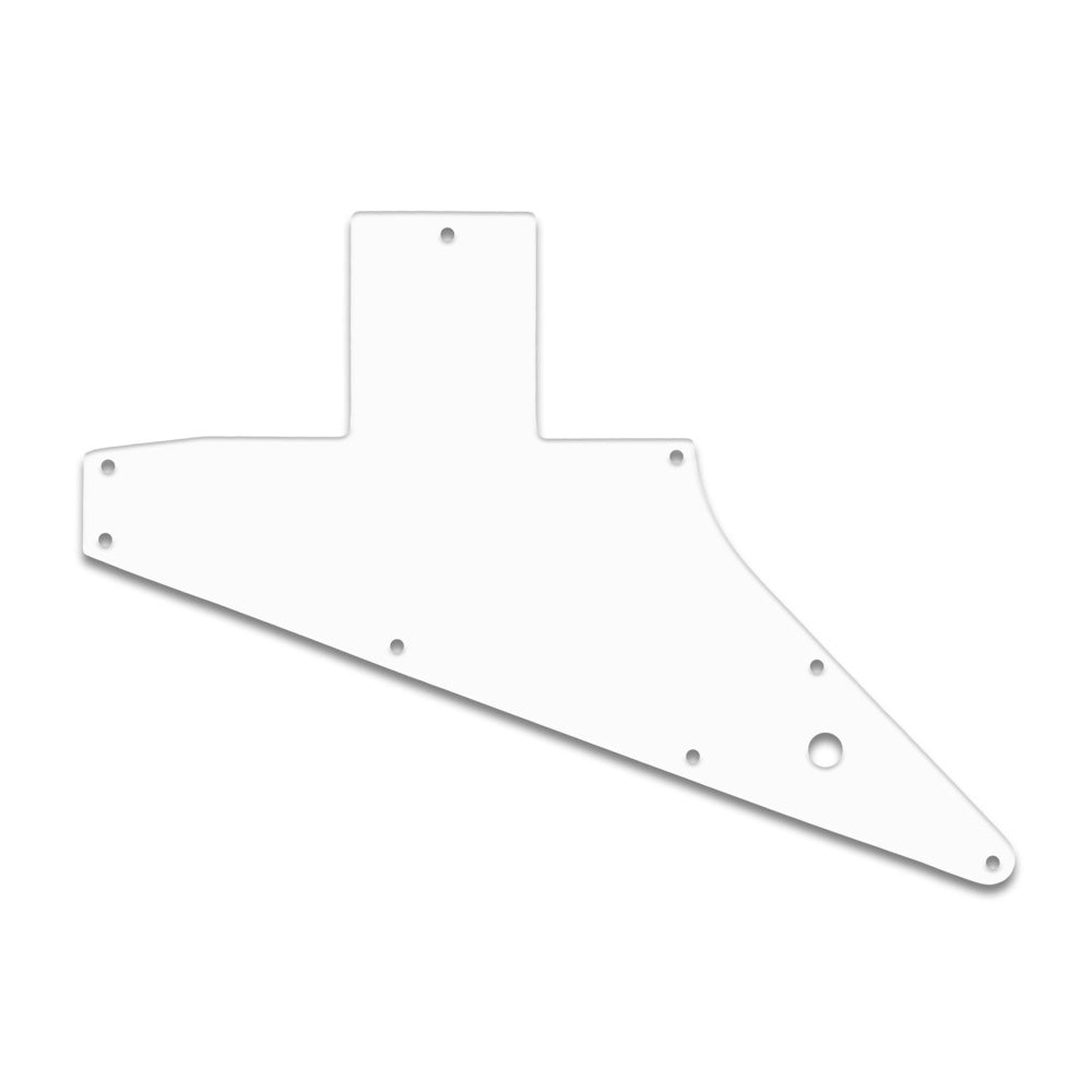 Gibson USA Explorer (2010 - 2018) - Solid Shiny White .090" / 2.29mm thick, with bevelled edge