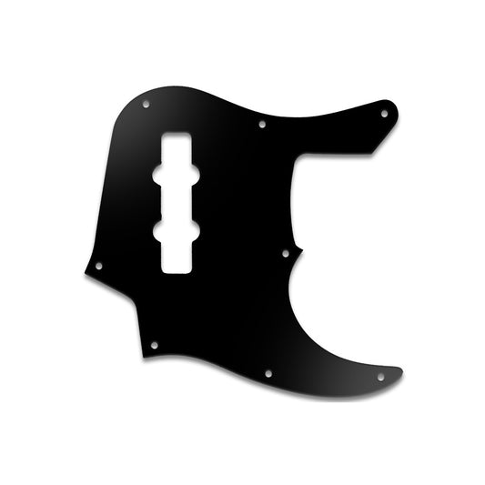Jazz Bass Longhorn (22 Fret) - Matte Black .090" / 2.29mm thick, with bevelled edge.