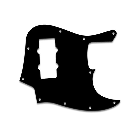Jazz Bass Modern Player - Solid Shiny Black .090" / 2.29mm thick, with bevelled edge