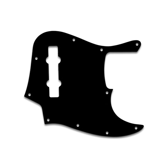 Jazz Bass - Mexican 5 String - Solid Shiny Black .090" / 2.29mm thick, with bevelled edge