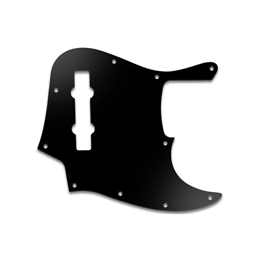 Jazz Bass - Mexican 5 String - Matte Black .090" / 2.29mm thick, with bevelled edge.