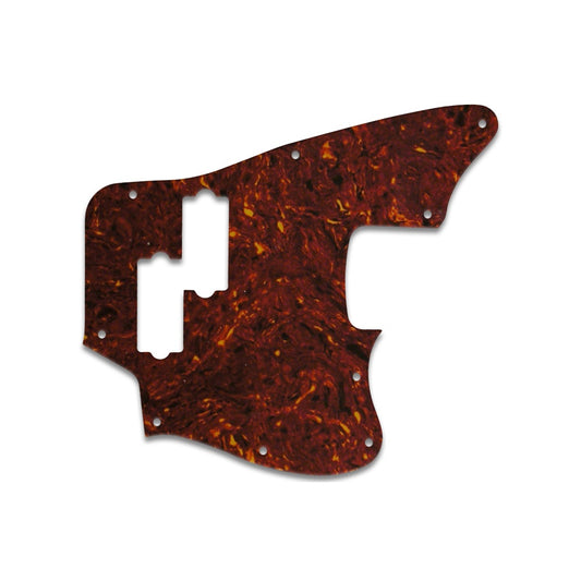 Modern Player Jaguar Bass - Single Ply .070 (1.77mm) Semi-Transparent Tortoise Shell, No Bevelled Edge