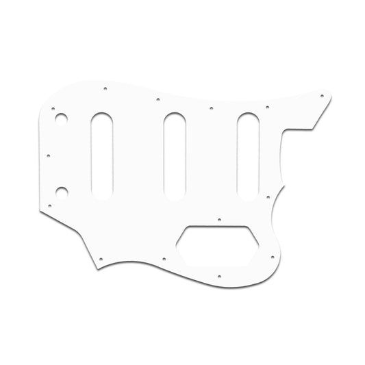Squier By Fender Vintage Modified Bass Vi - Thin Shiny White .060" / 1.52mm Thickness, No Bevelled Edge