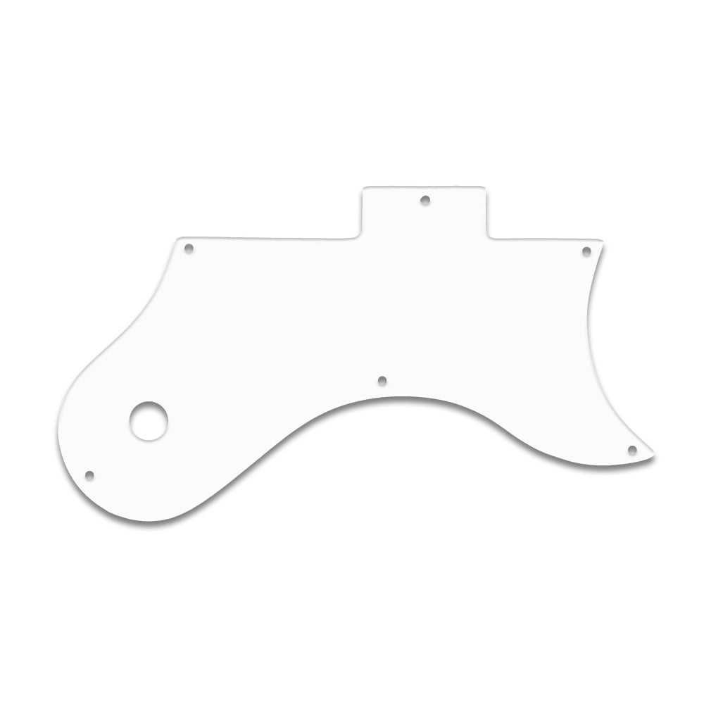 L-6S - Thin Shiny White .060" / 1.52mm Thickness, No Bevelled Edge