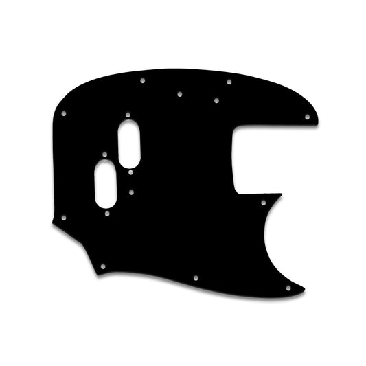 Mustang Bass - Solid Shiny Black .090" / 2.29mm thick, with bevelled edge