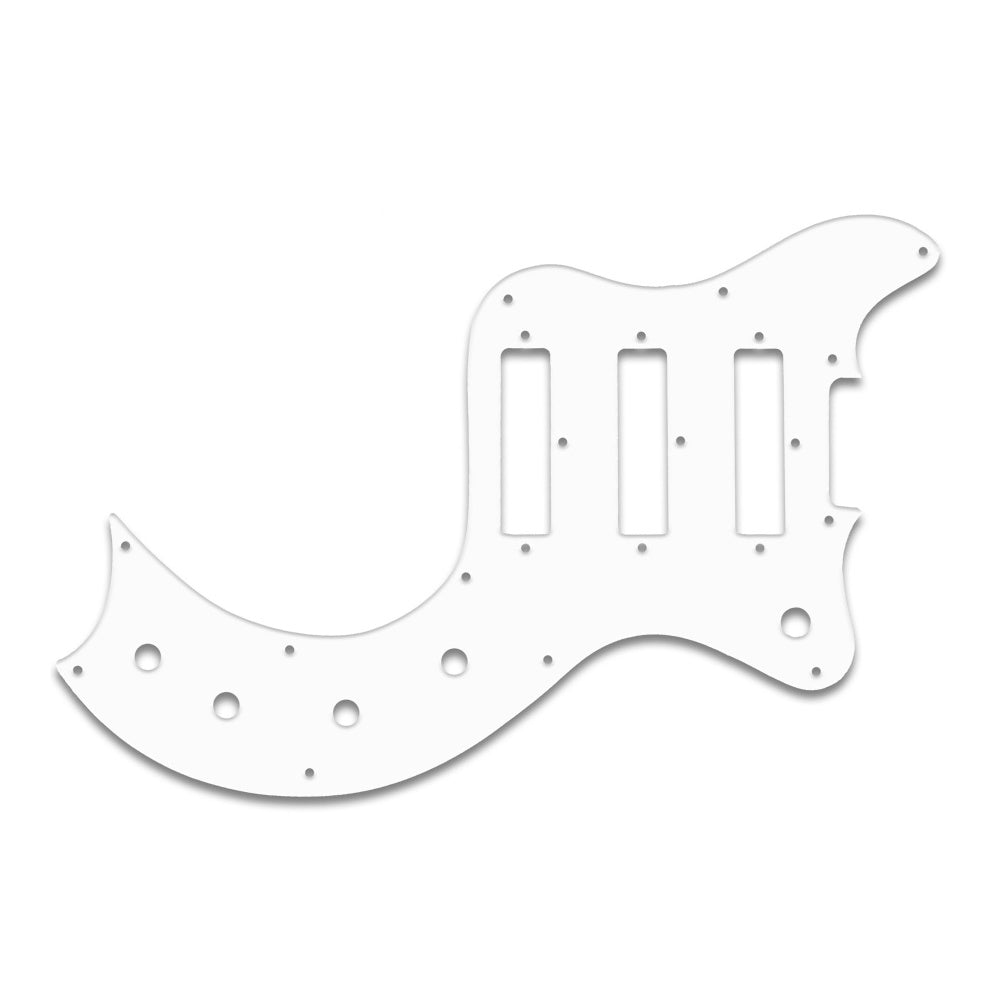 S-1 - Thin Shiny White .060" / 1.52mm Thickness, No Bevelled Edge