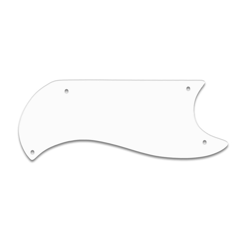 Gibson Sg Custom (Half Face) - White Black White