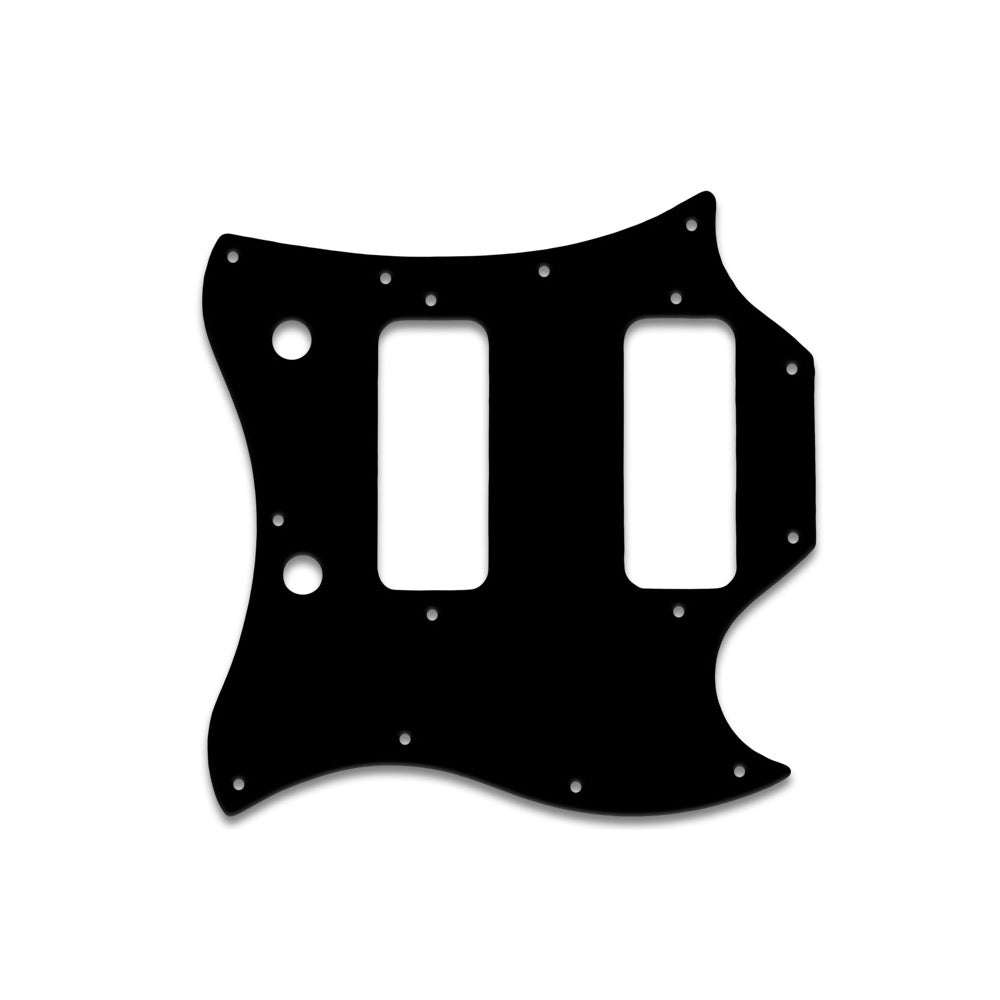 Gibson Sg Classic 2008 - Thin Shiny Black .060" / 1.52mm Thickness, No Bevelled Edge