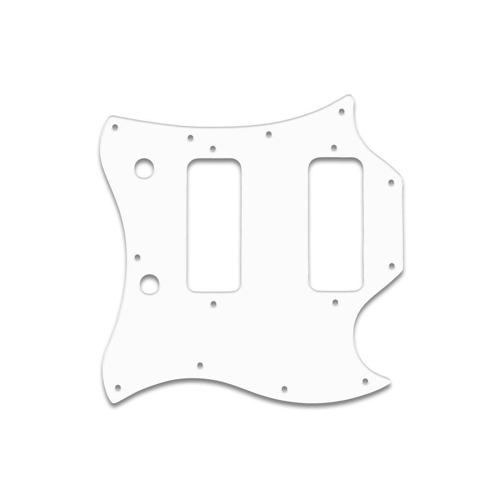 Gibson Sg Classic 2008 - Thin Shiny White .060" / 1.52mm Thickness, No Bevelled Edge
