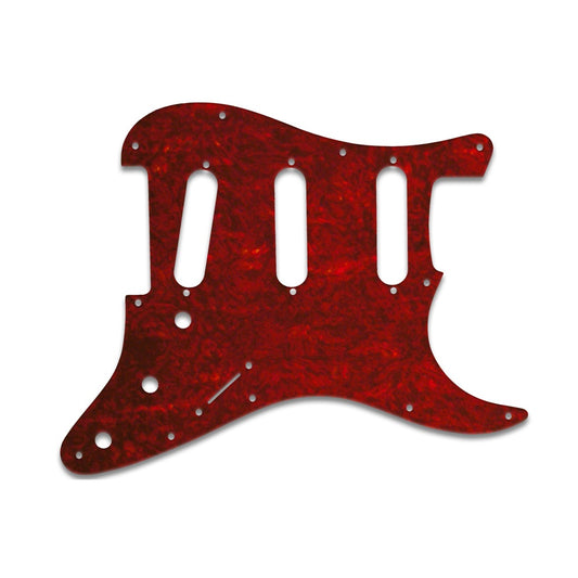 Old Style 11 Hole Strat - Tortoise Shell Red