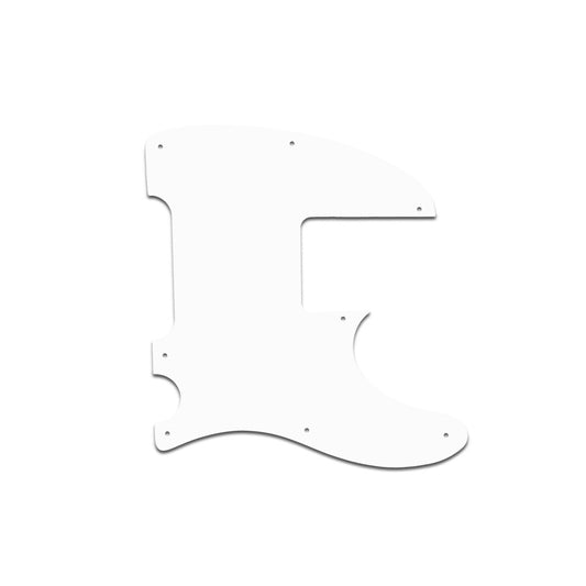 Squier Vintage Modified Telecaster Bass - Solid Shiny White .090" / 2.29mm thick, with bevelled edge