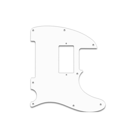 Fender Blacktop Series Tele - Thin Shiny White .060" / 1.52mm Thickness, No Bevelled Edge .060 No Bevel